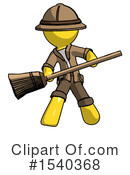Yellow  Design Mascot Clipart #1540368 by Leo Blanchette