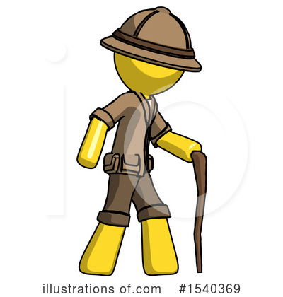 Royalty-Free (RF) Yellow  Design Mascot Clipart Illustration by Leo Blanchette - Stock Sample #1540369