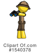 Yellow  Design Mascot Clipart #1540378 by Leo Blanchette