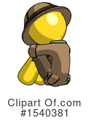 Yellow  Design Mascot Clipart #1540381 by Leo Blanchette