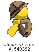 Yellow  Design Mascot Clipart #1540382 by Leo Blanchette