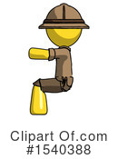 Yellow  Design Mascot Clipart #1540388 by Leo Blanchette