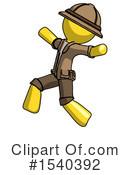 Yellow  Design Mascot Clipart #1540392 by Leo Blanchette