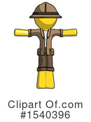 Yellow  Design Mascot Clipart #1540396 by Leo Blanchette