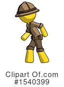 Yellow  Design Mascot Clipart #1540399 by Leo Blanchette