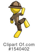 Yellow  Design Mascot Clipart #1540402 by Leo Blanchette