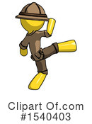 Yellow  Design Mascot Clipart #1540403 by Leo Blanchette