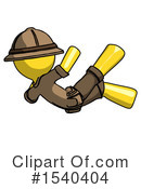 Yellow  Design Mascot Clipart #1540404 by Leo Blanchette