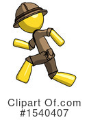 Yellow  Design Mascot Clipart #1540407 by Leo Blanchette
