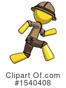 Yellow  Design Mascot Clipart #1540408 by Leo Blanchette