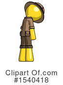 Yellow  Design Mascot Clipart #1540418 by Leo Blanchette