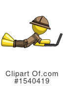 Yellow  Design Mascot Clipart #1540419 by Leo Blanchette