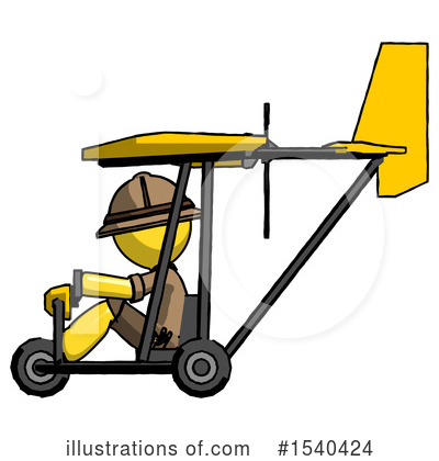 Royalty-Free (RF) Yellow  Design Mascot Clipart Illustration by Leo Blanchette - Stock Sample #1540424