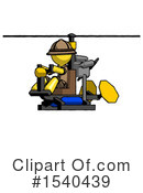 Yellow  Design Mascot Clipart #1540439 by Leo Blanchette