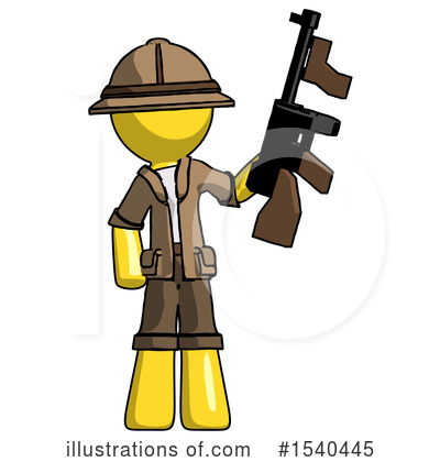 Royalty-Free (RF) Yellow  Design Mascot Clipart Illustration by Leo Blanchette - Stock Sample #1540445