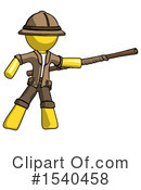 Yellow  Design Mascot Clipart #1540458 by Leo Blanchette