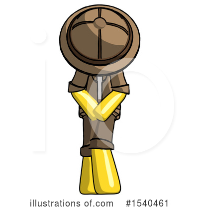Royalty-Free (RF) Yellow  Design Mascot Clipart Illustration by Leo Blanchette - Stock Sample #1540461