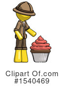 Yellow  Design Mascot Clipart #1540469 by Leo Blanchette