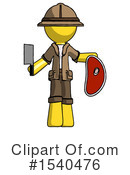 Yellow  Design Mascot Clipart #1540476 by Leo Blanchette