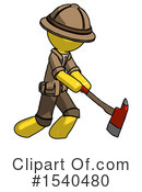 Yellow  Design Mascot Clipart #1540480 by Leo Blanchette