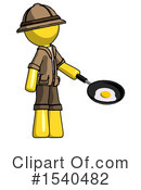 Yellow  Design Mascot Clipart #1540482 by Leo Blanchette