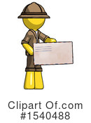 Yellow  Design Mascot Clipart #1540488 by Leo Blanchette
