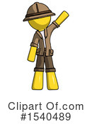 Yellow  Design Mascot Clipart #1540489 by Leo Blanchette