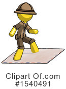 Yellow  Design Mascot Clipart #1540491 by Leo Blanchette