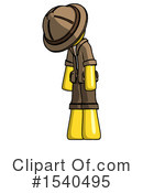 Yellow  Design Mascot Clipart #1540495 by Leo Blanchette