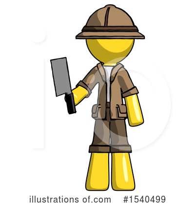 Royalty-Free (RF) Yellow  Design Mascot Clipart Illustration by Leo Blanchette - Stock Sample #1540499