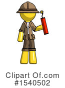 Yellow  Design Mascot Clipart #1540502 by Leo Blanchette
