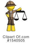 Yellow  Design Mascot Clipart #1540505 by Leo Blanchette