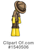 Yellow  Design Mascot Clipart #1540506 by Leo Blanchette