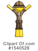 Yellow  Design Mascot Clipart #1540528 by Leo Blanchette