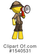 Yellow  Design Mascot Clipart #1540531 by Leo Blanchette