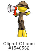 Yellow  Design Mascot Clipart #1540532 by Leo Blanchette