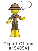 Yellow  Design Mascot Clipart #1540541 by Leo Blanchette