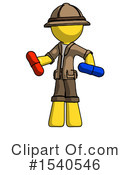 Yellow  Design Mascot Clipart #1540546 by Leo Blanchette