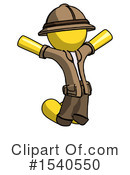 Yellow  Design Mascot Clipart #1540550 by Leo Blanchette