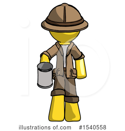 Royalty-Free (RF) Yellow  Design Mascot Clipart Illustration by Leo Blanchette - Stock Sample #1540558