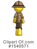 Yellow  Design Mascot Clipart #1540571 by Leo Blanchette
