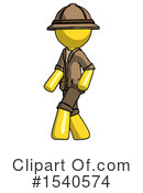 Yellow  Design Mascot Clipart #1540574 by Leo Blanchette