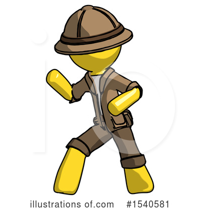 Royalty-Free (RF) Yellow  Design Mascot Clipart Illustration by Leo Blanchette - Stock Sample #1540581