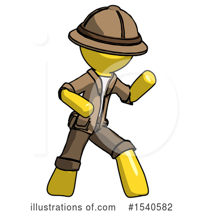 Royalty-Free (RF) Yellow  Design Mascot Clipart Illustration by Leo Blanchette - Stock Sample #1540582