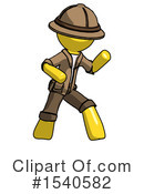 Yellow  Design Mascot Clipart #1540582 by Leo Blanchette