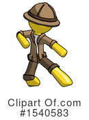 Yellow  Design Mascot Clipart #1540583 by Leo Blanchette