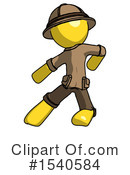 Yellow  Design Mascot Clipart #1540584 by Leo Blanchette