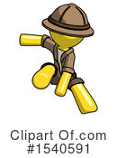 Yellow  Design Mascot Clipart #1540591 by Leo Blanchette