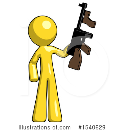 Royalty-Free (RF) Yellow  Design Mascot Clipart Illustration by Leo Blanchette - Stock Sample #1540629