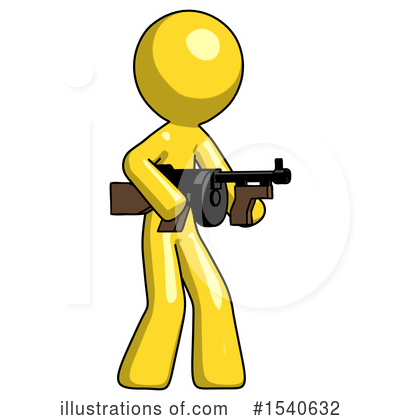 Royalty-Free (RF) Yellow  Design Mascot Clipart Illustration by Leo Blanchette - Stock Sample #1540632